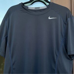 NIKE PRO COMBAT DRI-FIT Performance Black Fitted Tee XL